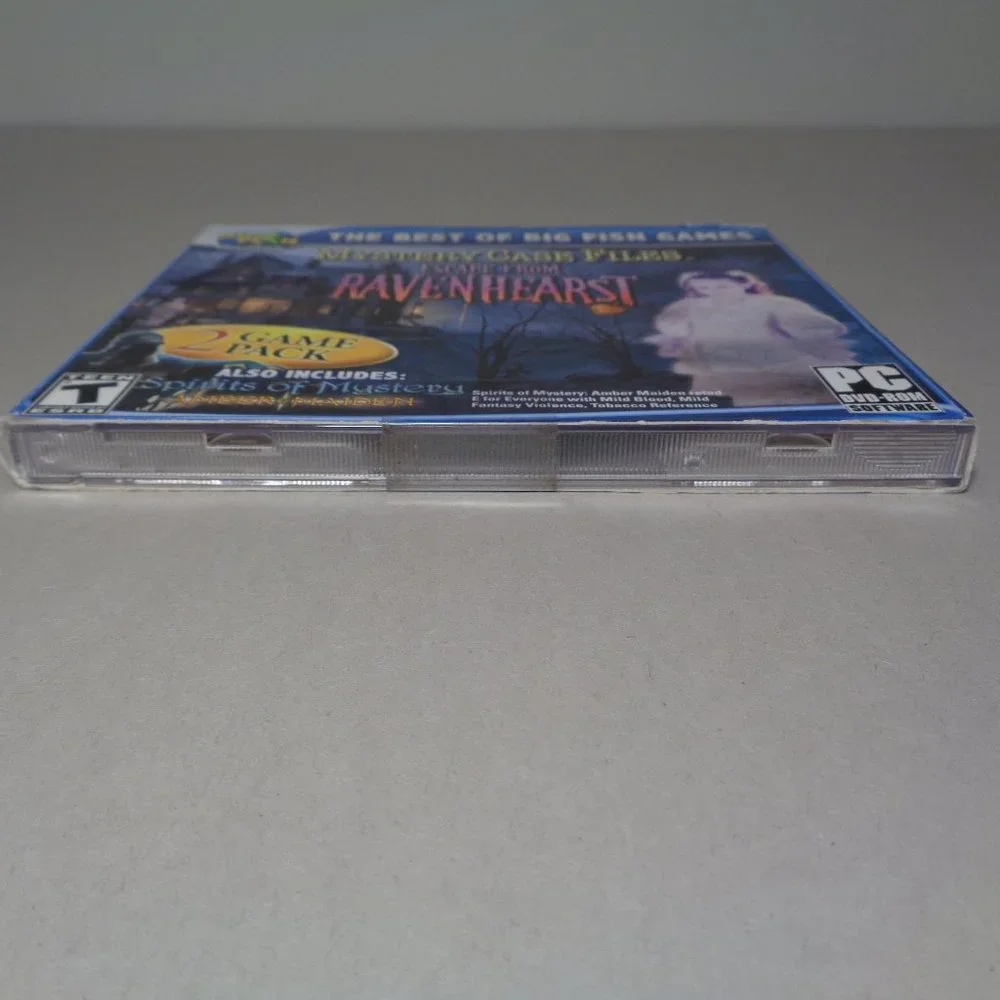 MYSTERY CASE FILES: ESCAPE FROM RAVENHEARST / 2 Games New PC DVD-ROM Video Game